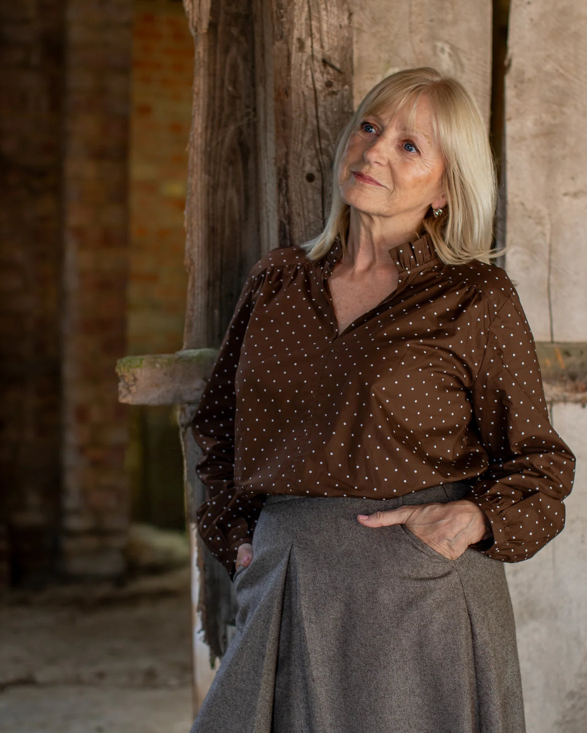 Chalk Greta Shirt