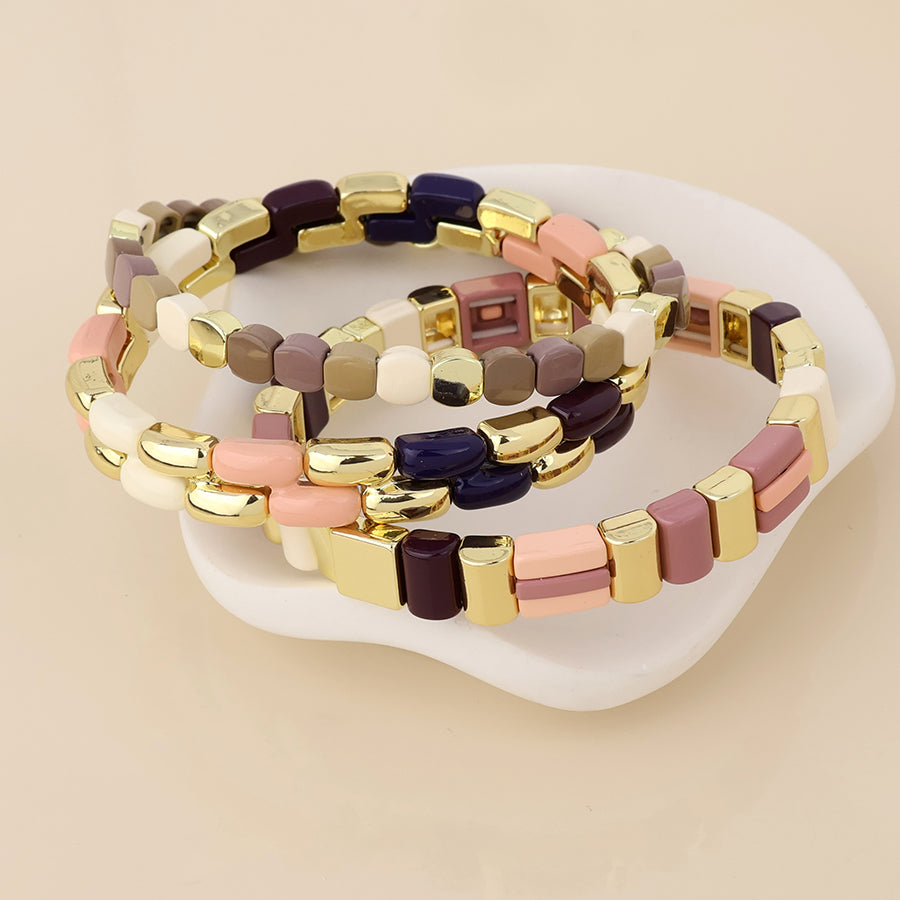 Mavis triple bracelet stack