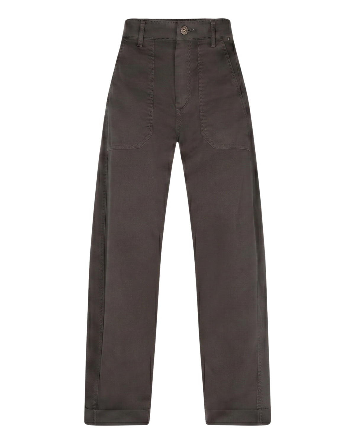 Margot Fine Twill Trousers in Espresso