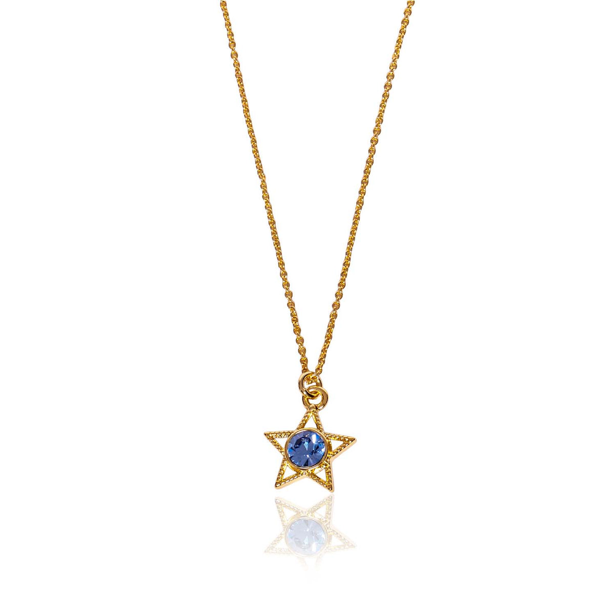 Florence 14k Gold Plated Star Charm Necklace