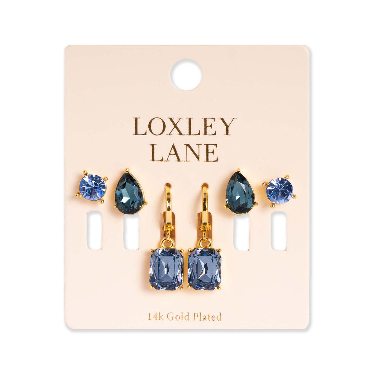 Annie 14K Gold Plated Multi Pack Earrings