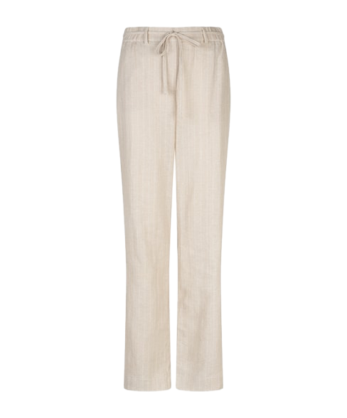 Claudette Linen Pinstripe Trousers