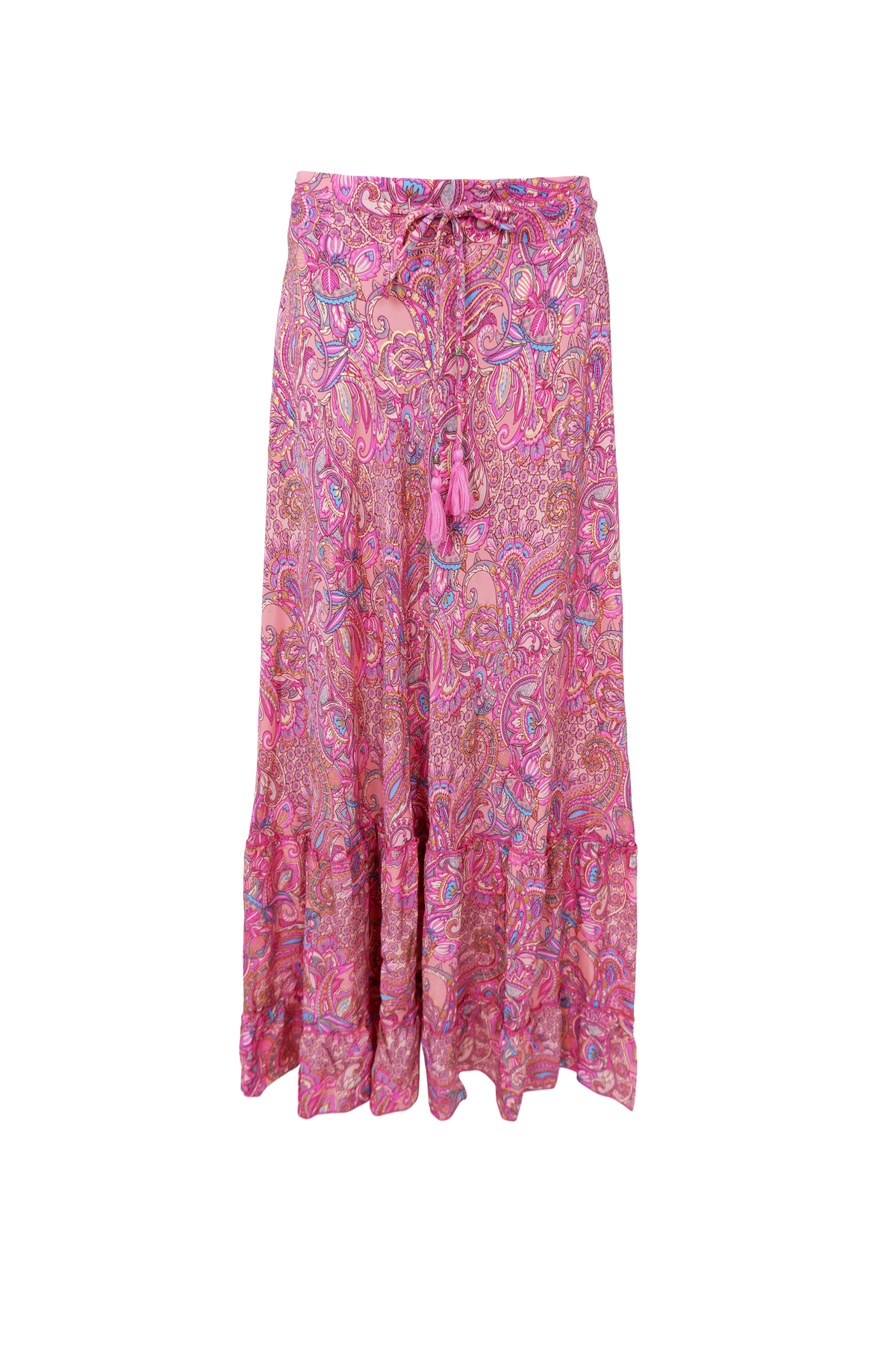 Luna Maxi Frill Skirt Pink Vibe- S/M