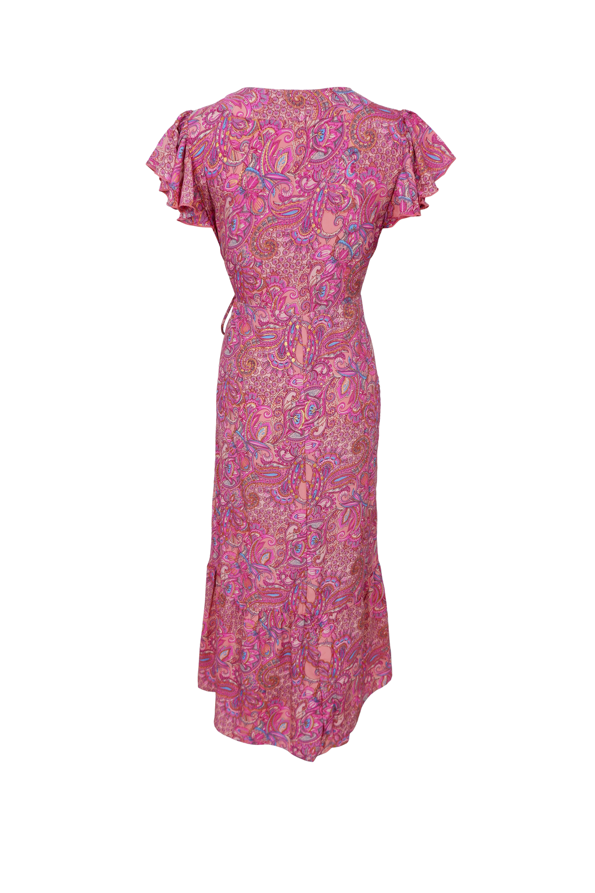 LUNA Flared Wrap Dress - S/M