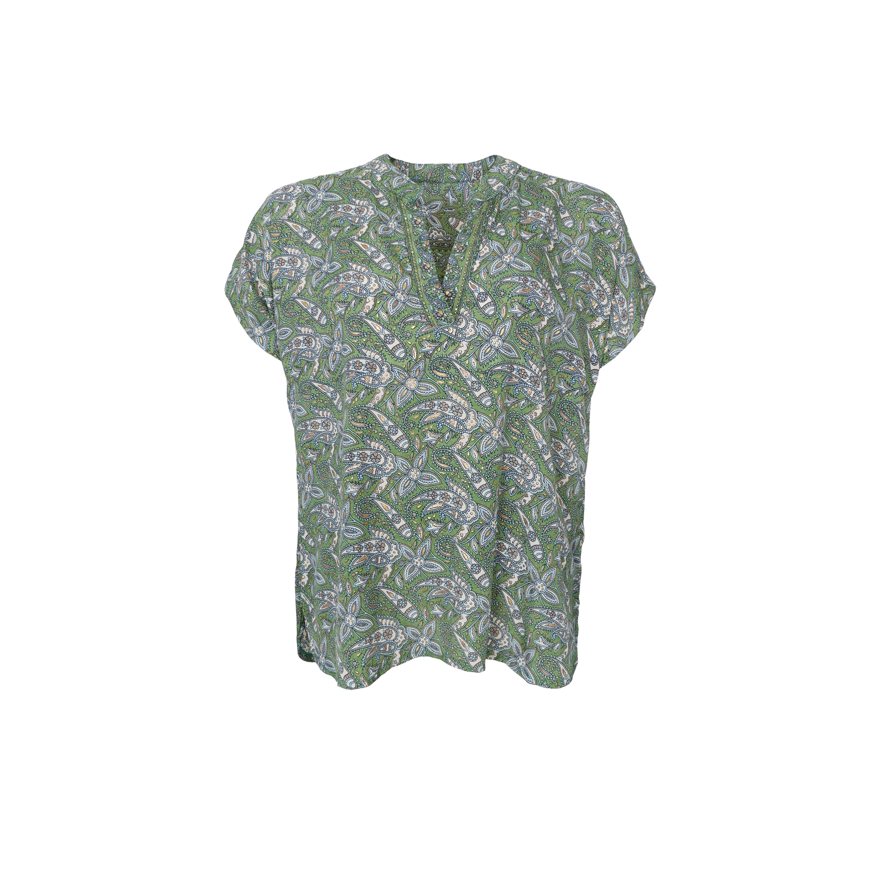 Luna Andrea Blouse in Glory Green
