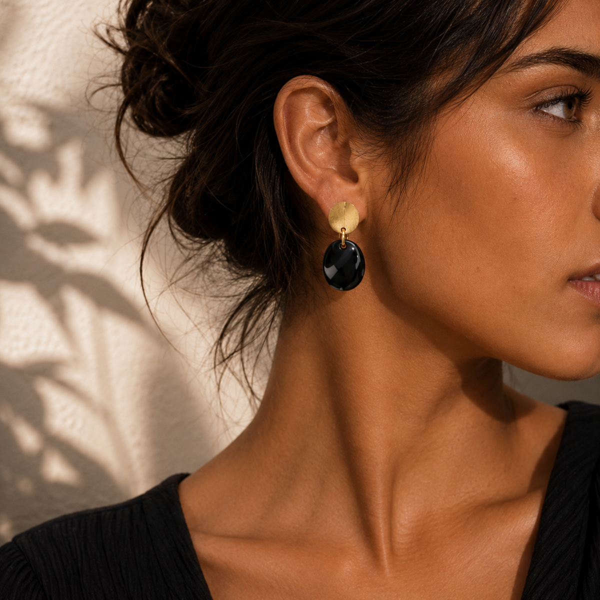 Sunny resin earrings
