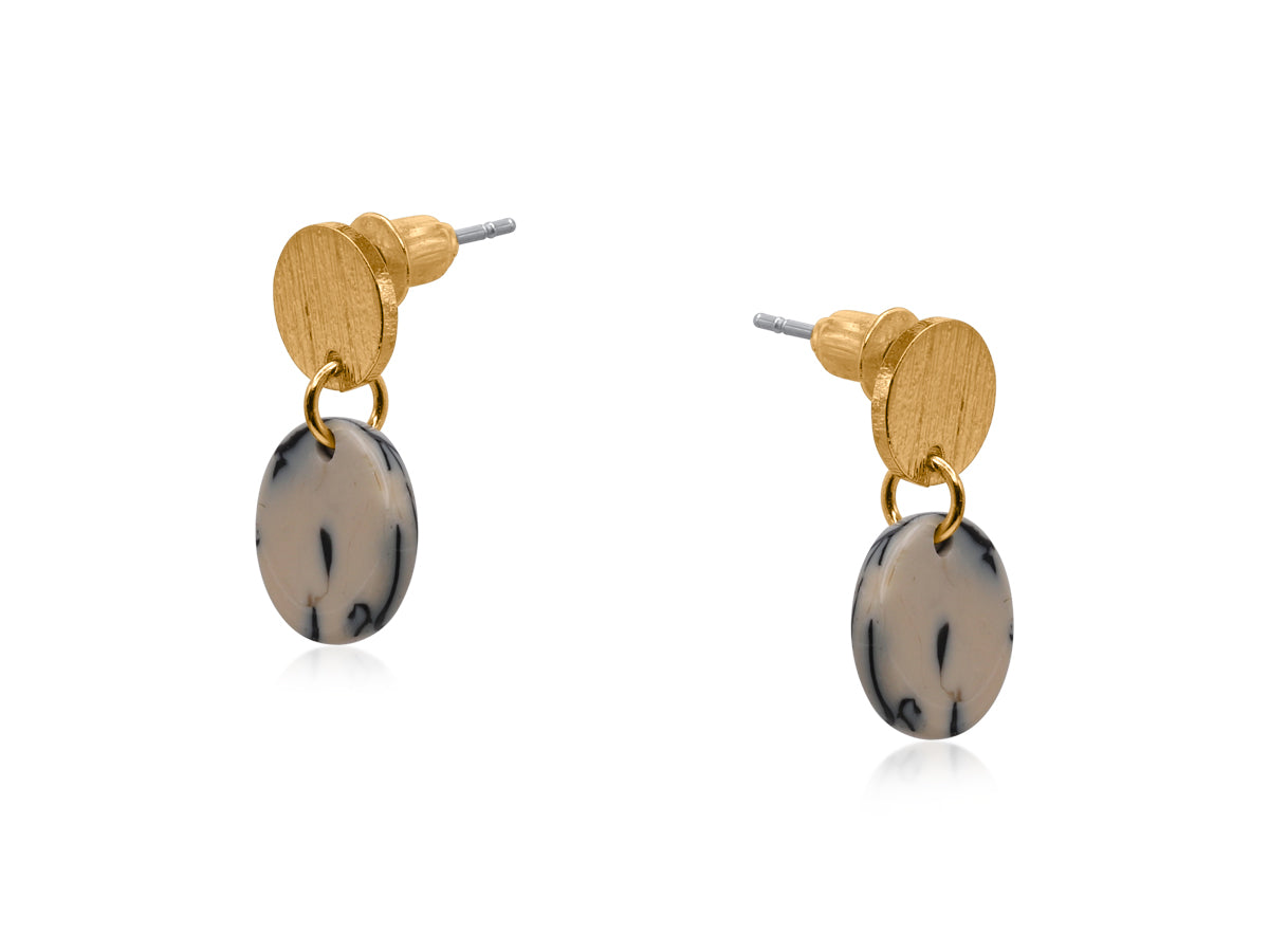 Sunny resin earrings