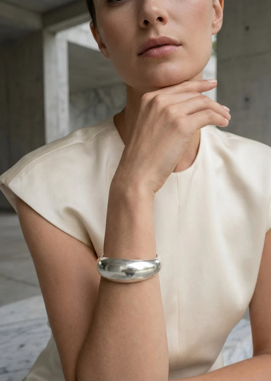 Silver Bangle Bracelet