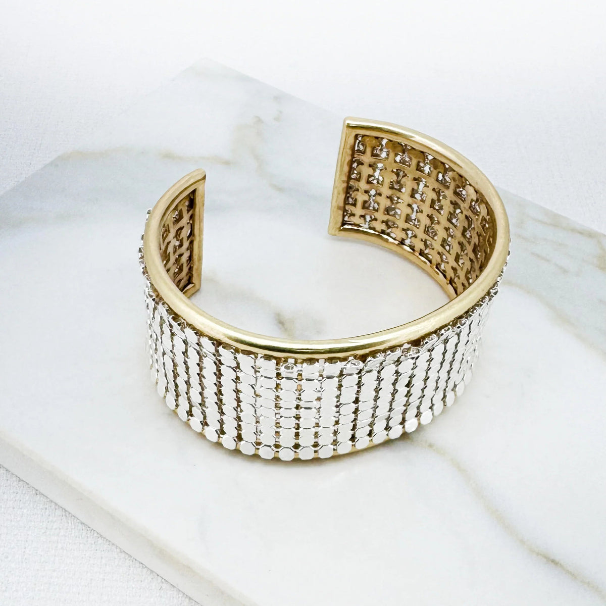 Mesh Cuff Bracelet