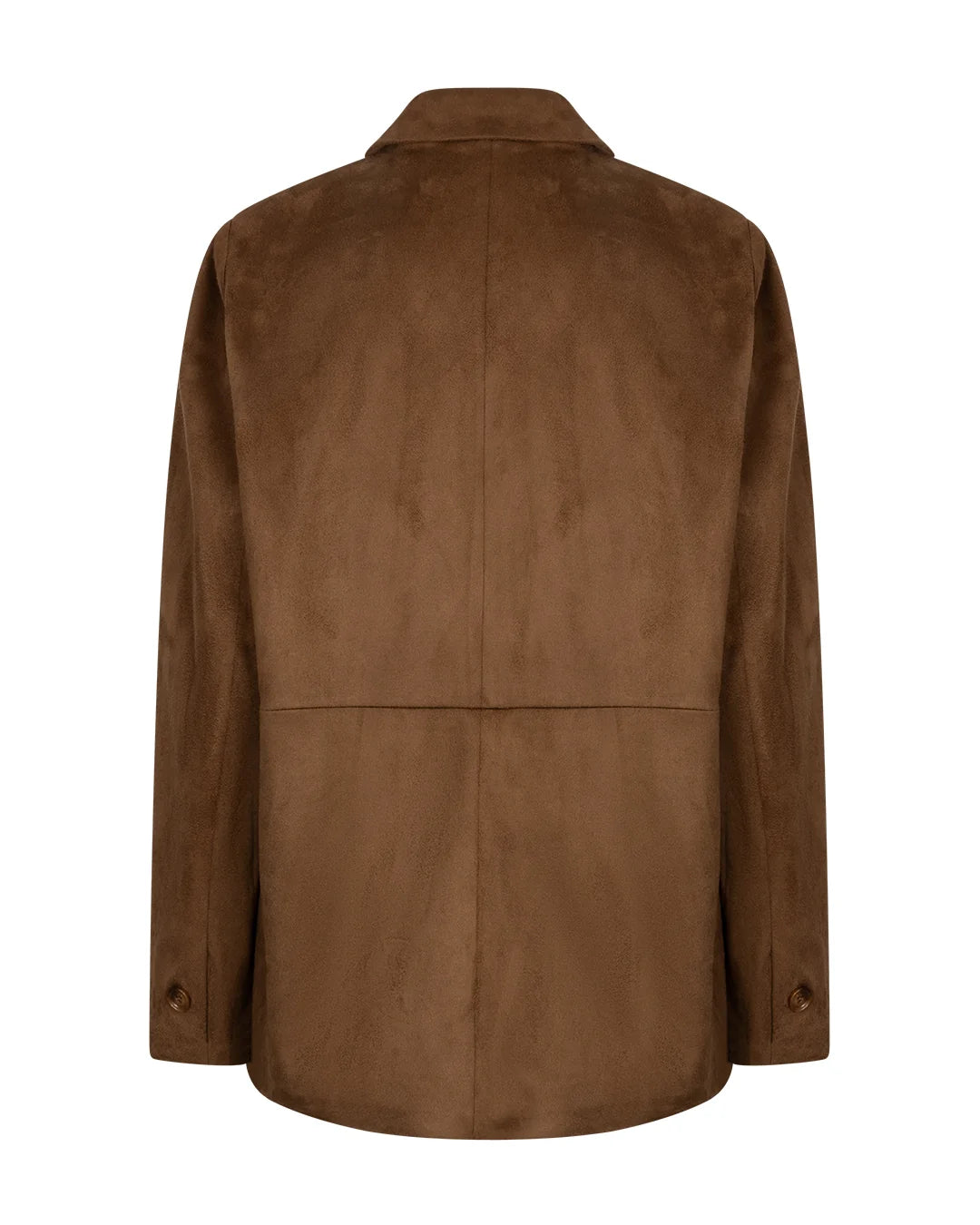 Suedine Blazer in Praline