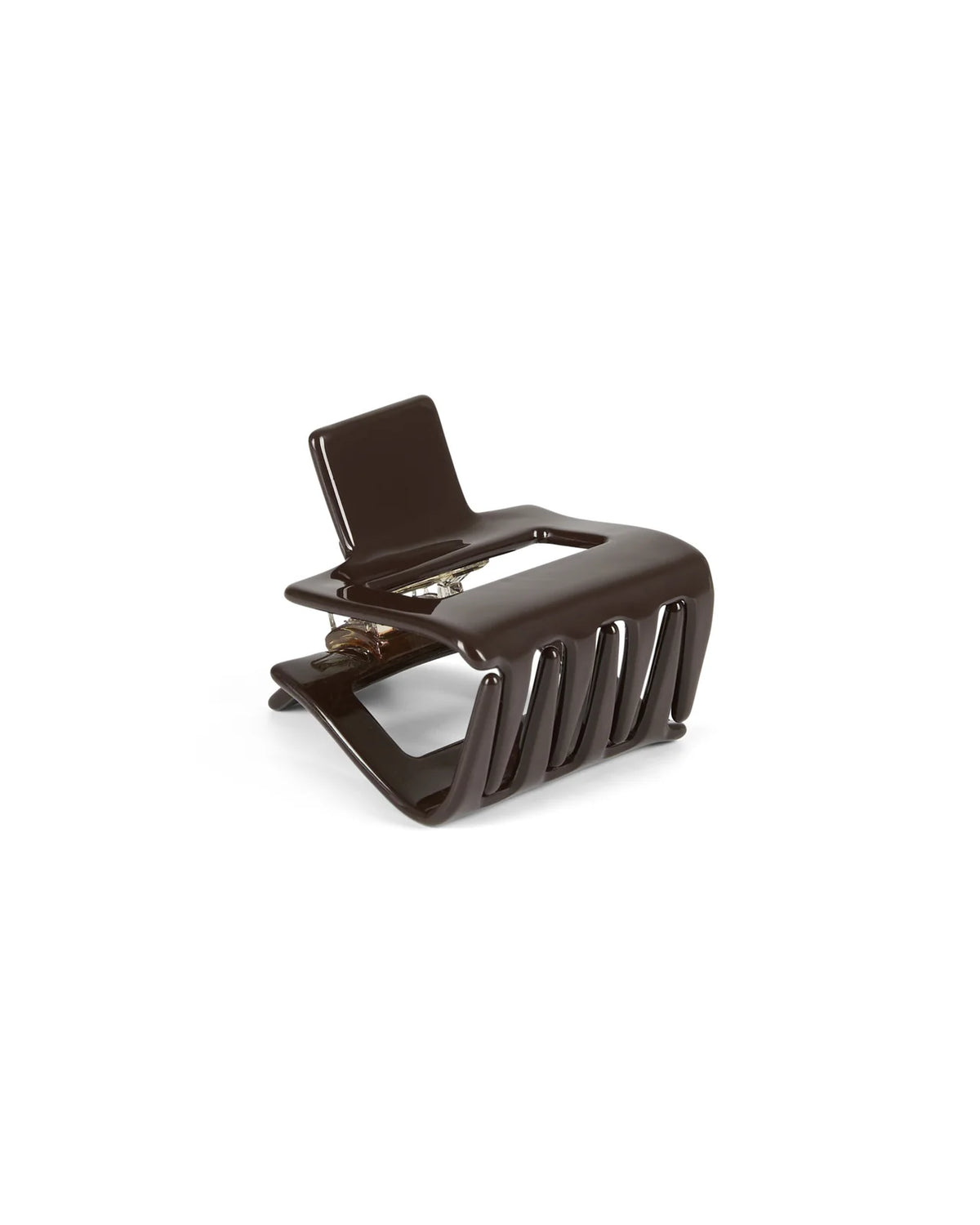 Chalk Colchester Hair Claw in Chocolate