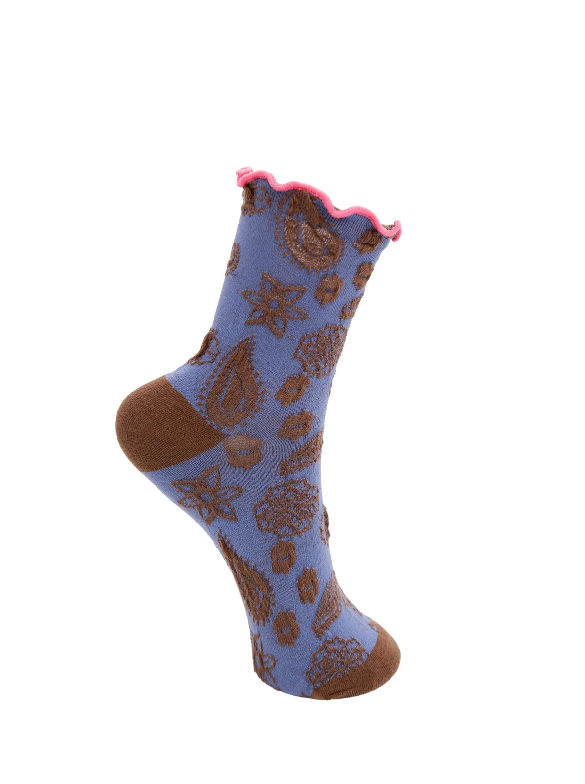 Flow Sock in Jeans Blue