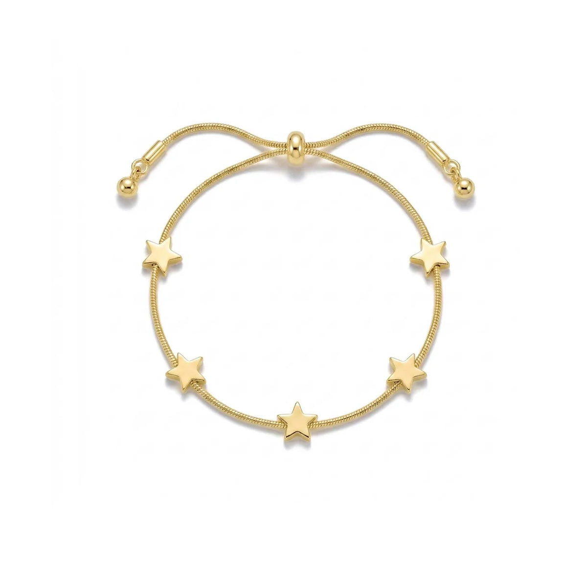 Five Stars Slider Bracelet
