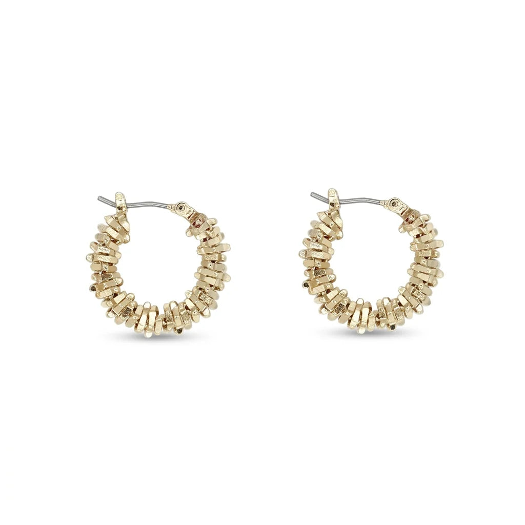 Brass c-shaped Earrings