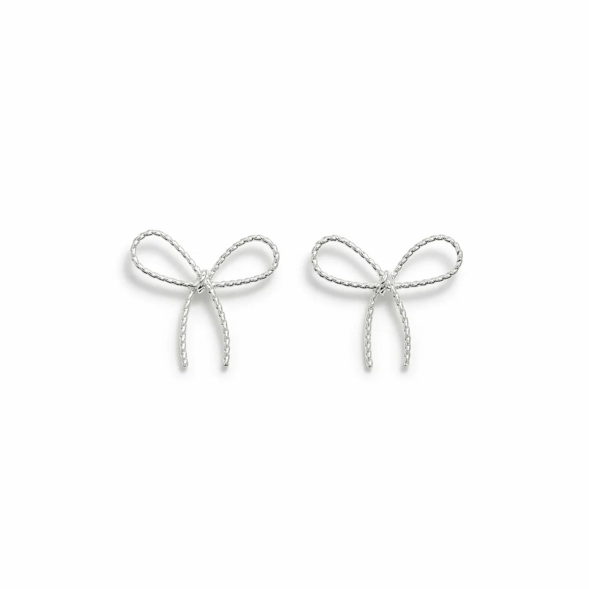 Ribbon Stud Earrings