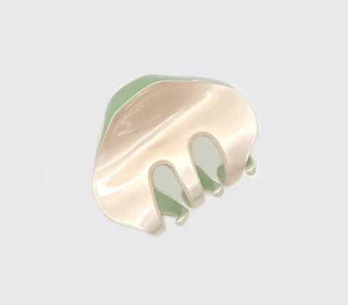 Pink & Mint Resin Hair Claw