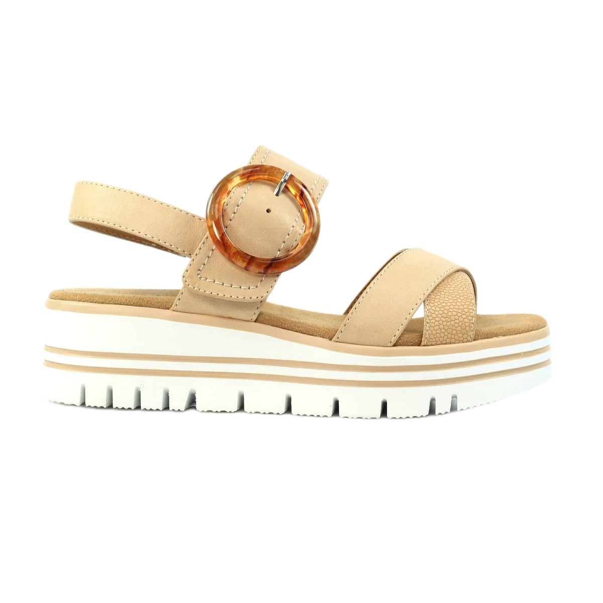 Elise Sandal in Beige