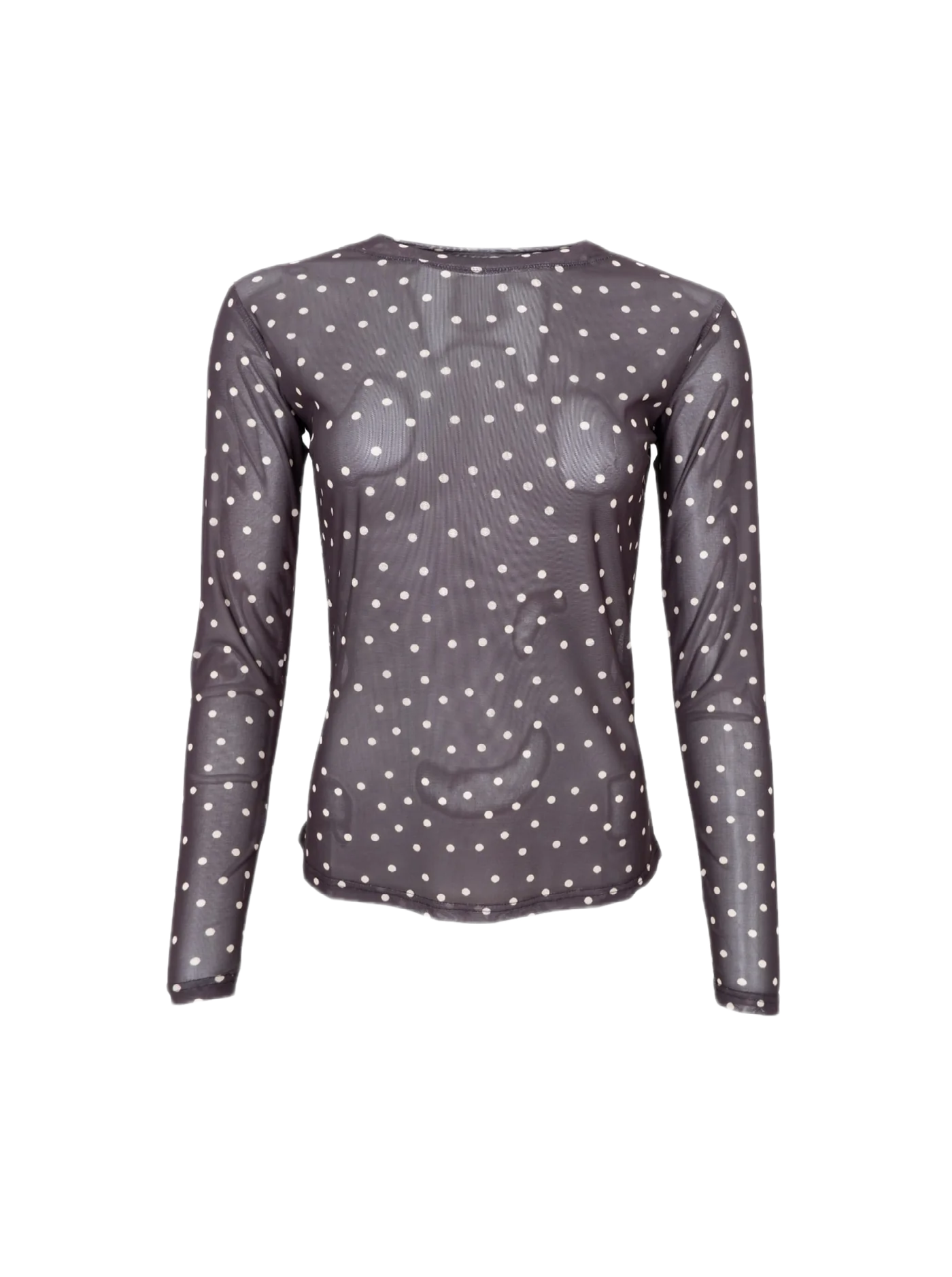 Black Colour BCANNIE Mesh Blouse