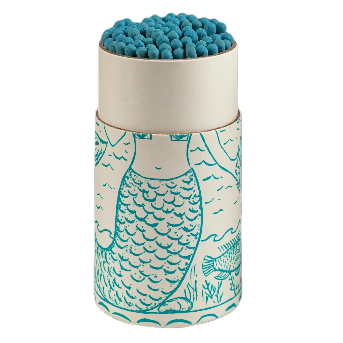Mermaid Large Cylinder Matches