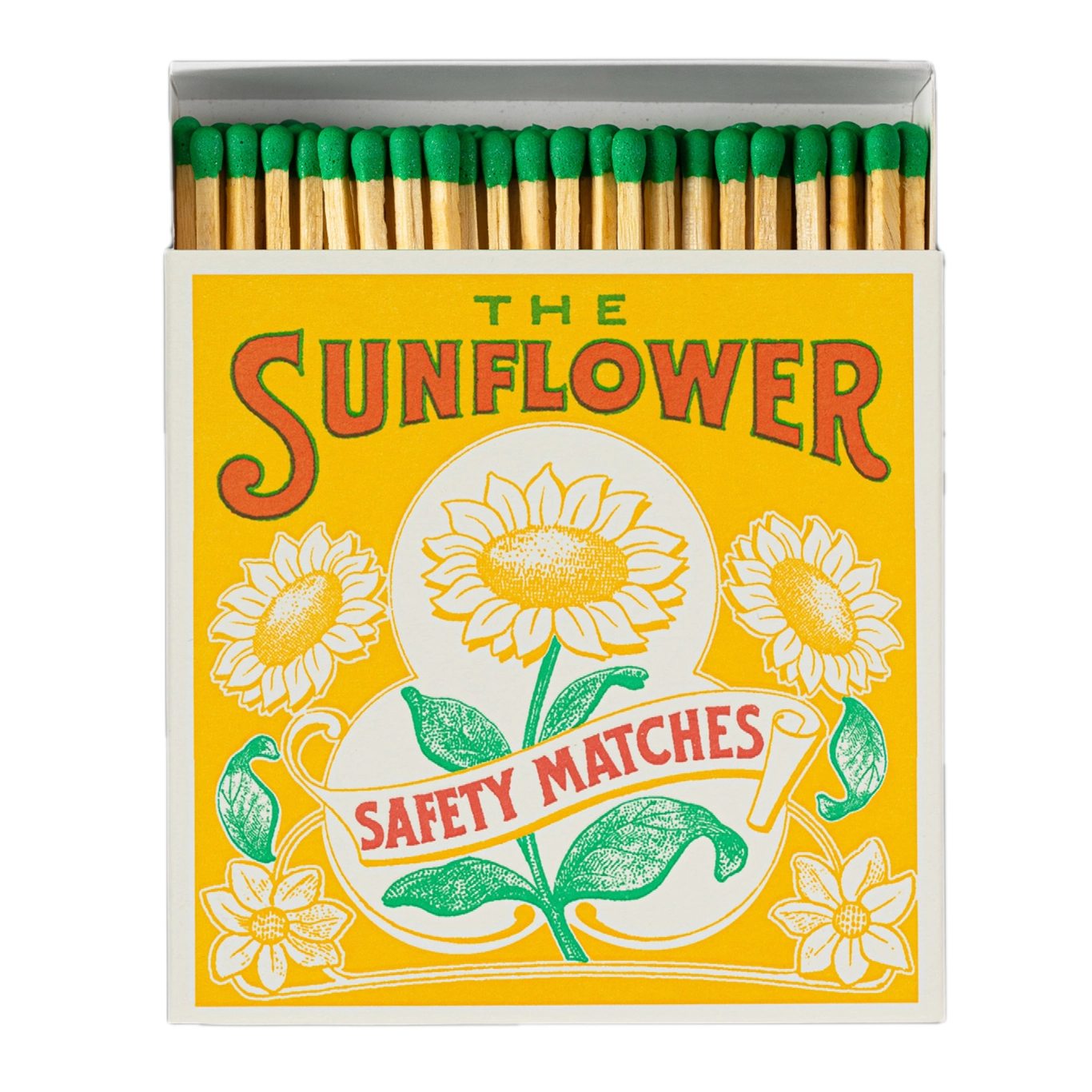 Square matchbox - Sunflower