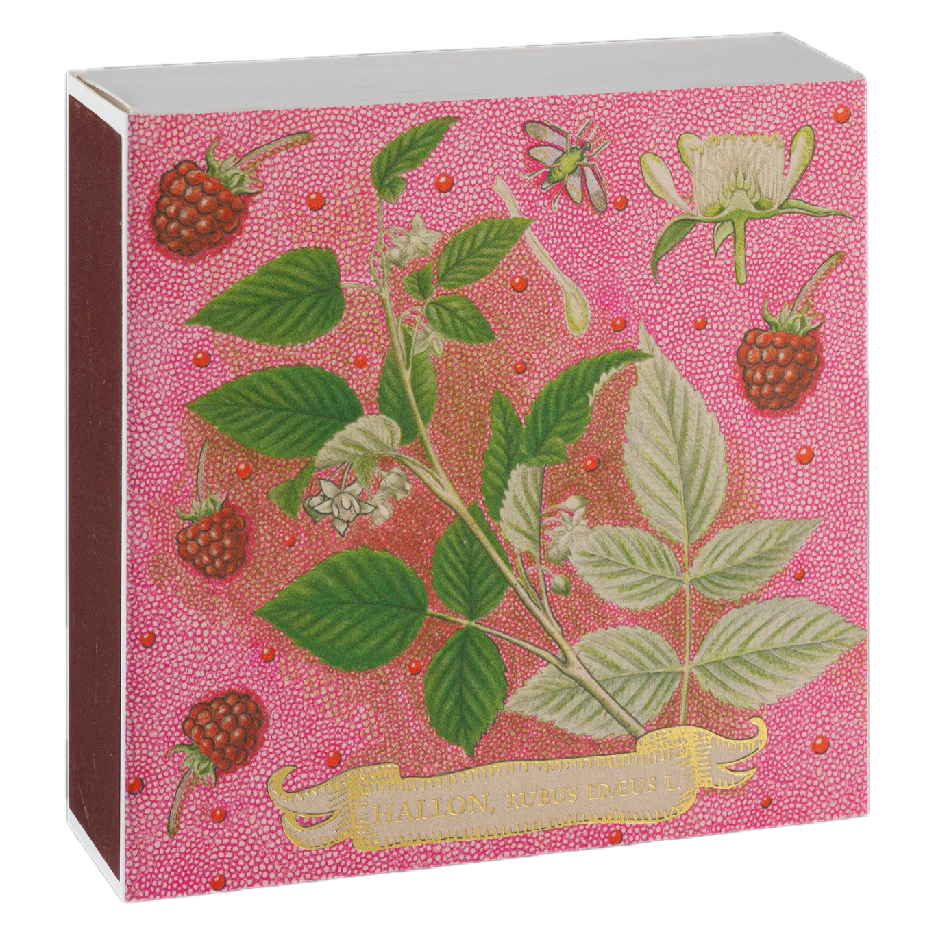 Square matchbox - Rose Framboise