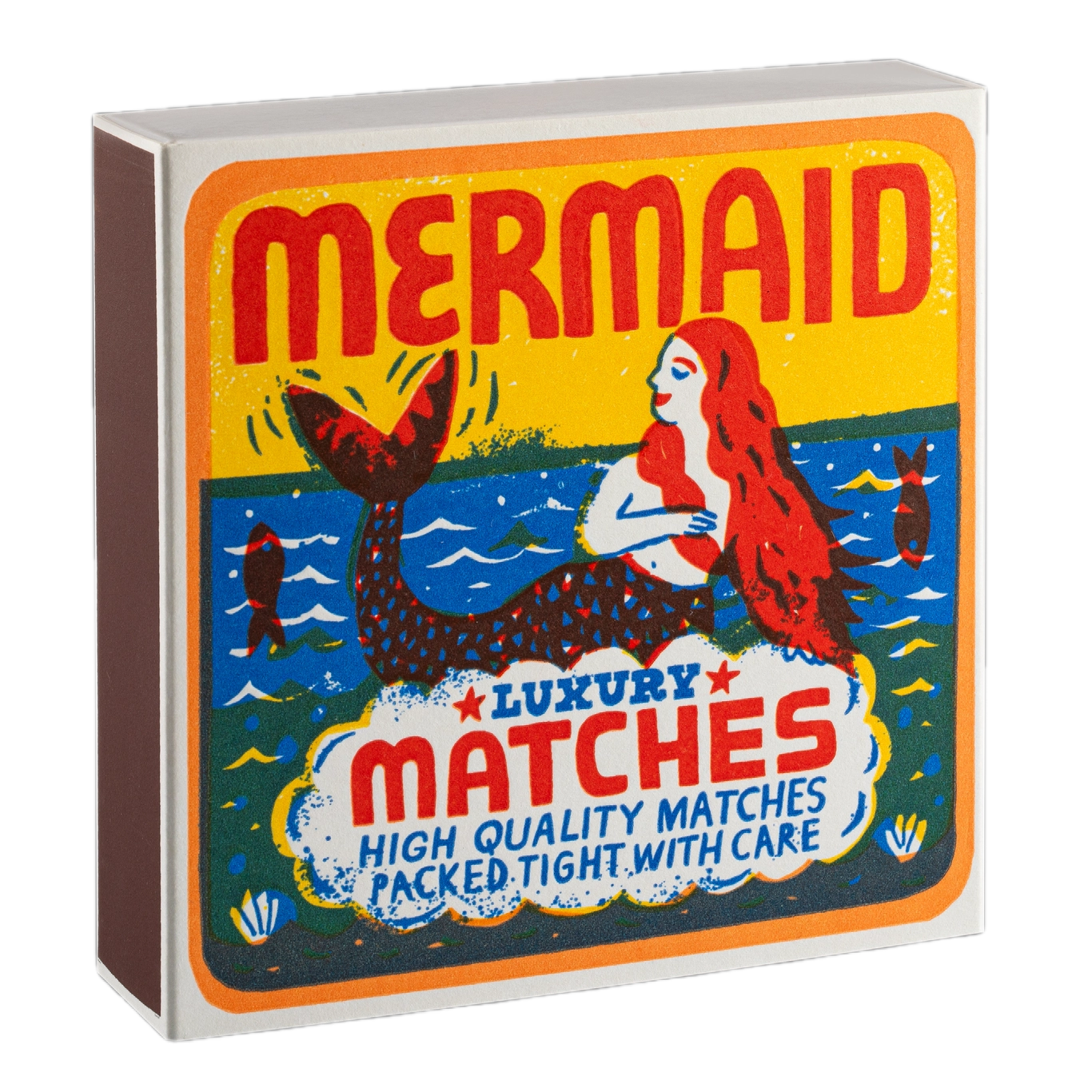 Square matchbox - Mermaid