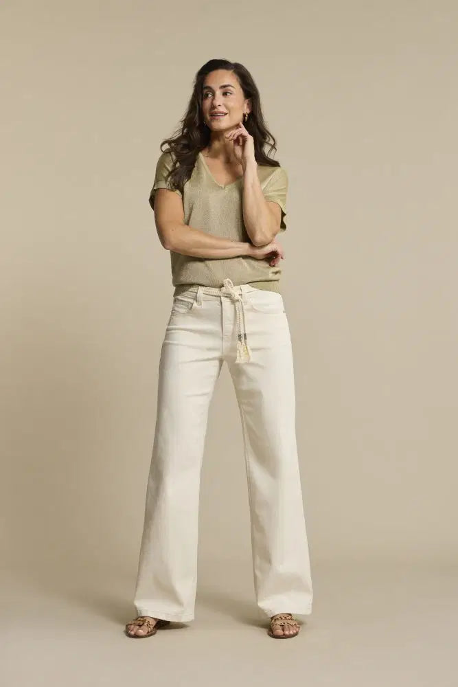 Colette & Belt in Ecru