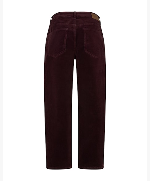 Caitlina Fine Cord Trousers in Espresso