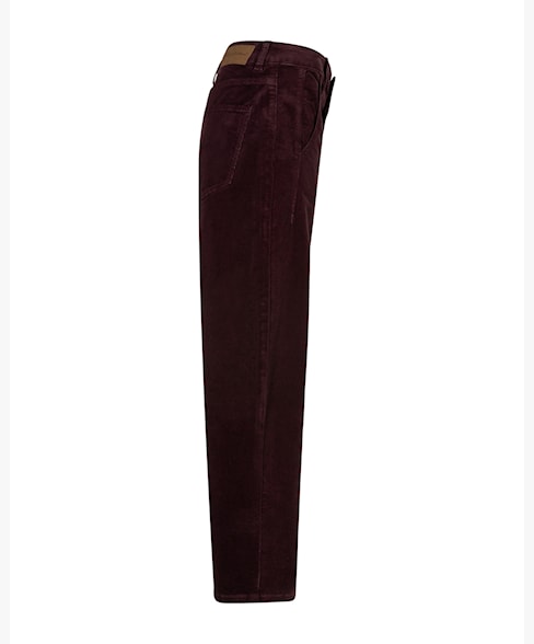 Caitlina Fine Cord Trousers in Espresso