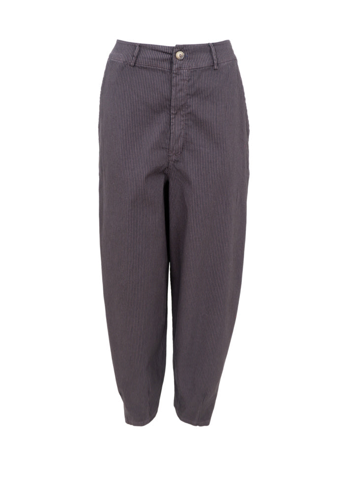 Mille Barrel Pant in Chocolate