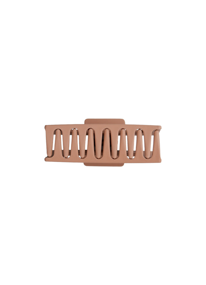 Berlin Matt Hair Claw in Tobacco