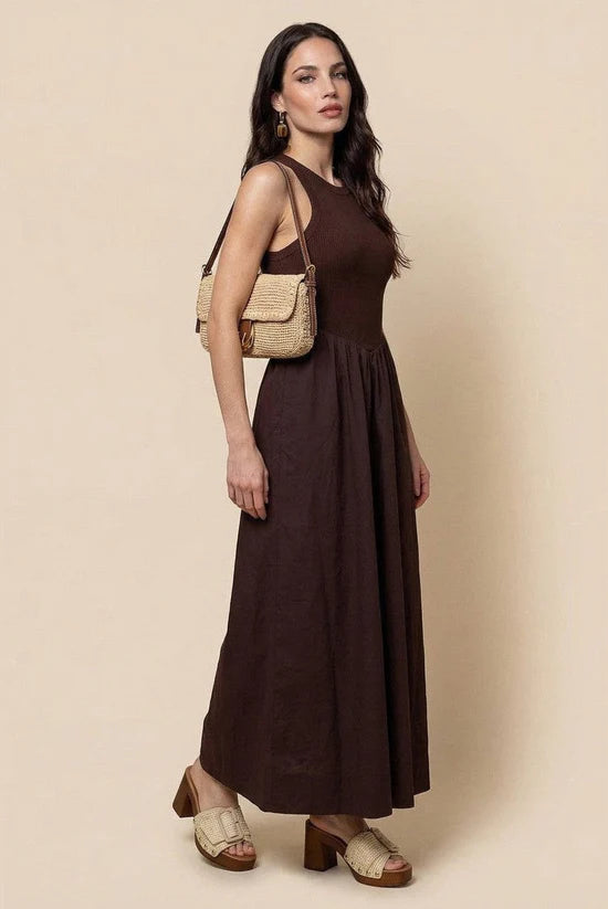 Urban Bliss maxi Dress - Chocolate