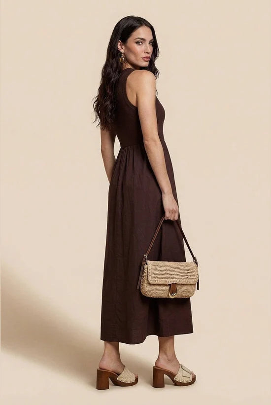 Urban Bliss maxi Dress - Chocolate