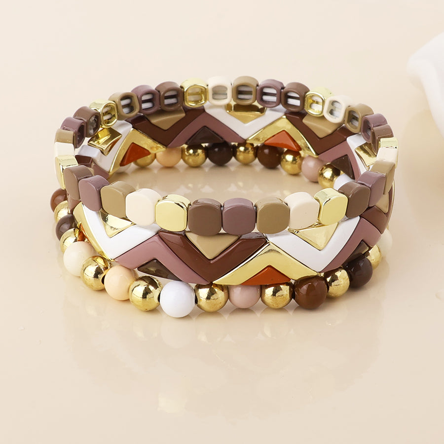 Mallory triple bracelet stack