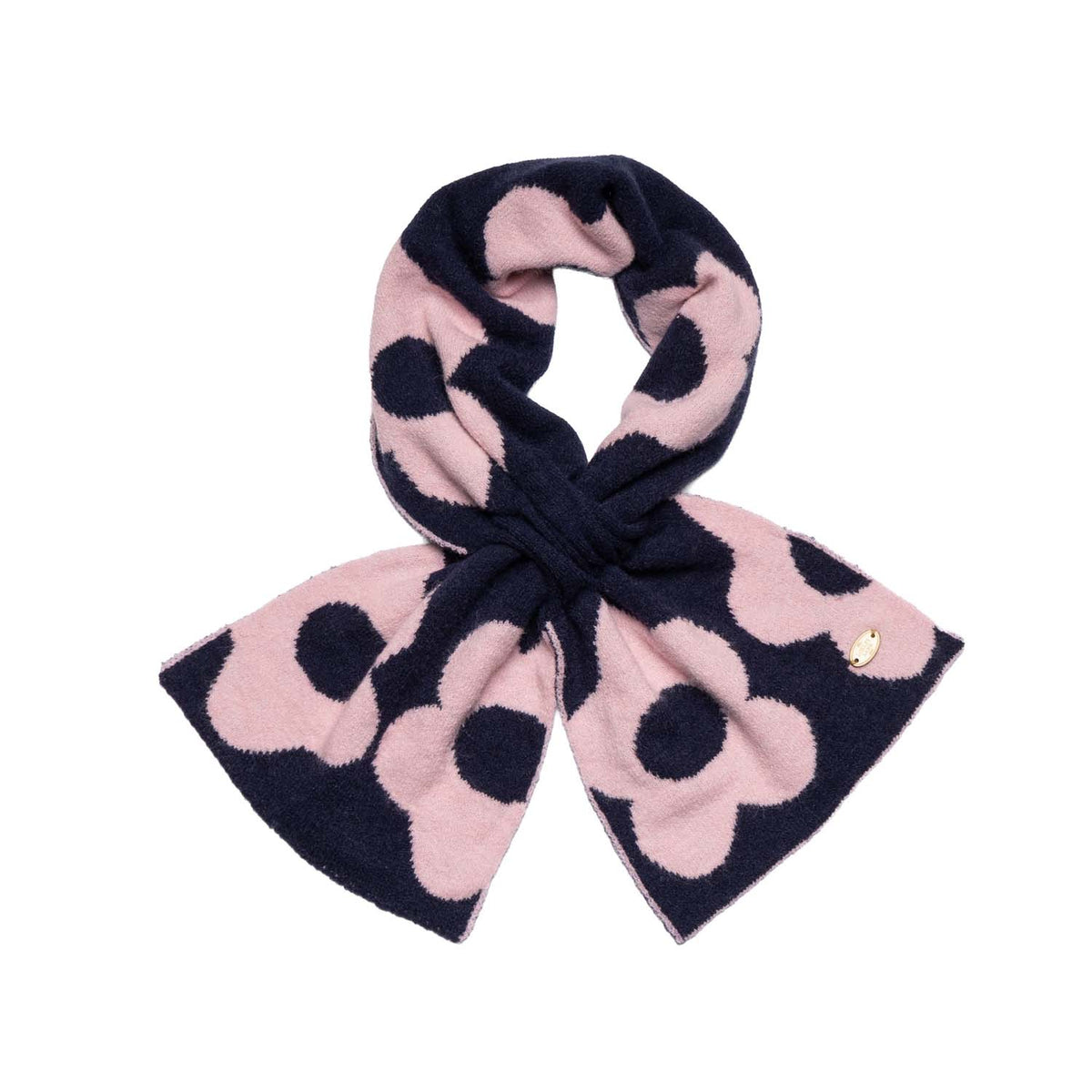 Navy Pull Through Cosmos Scarf