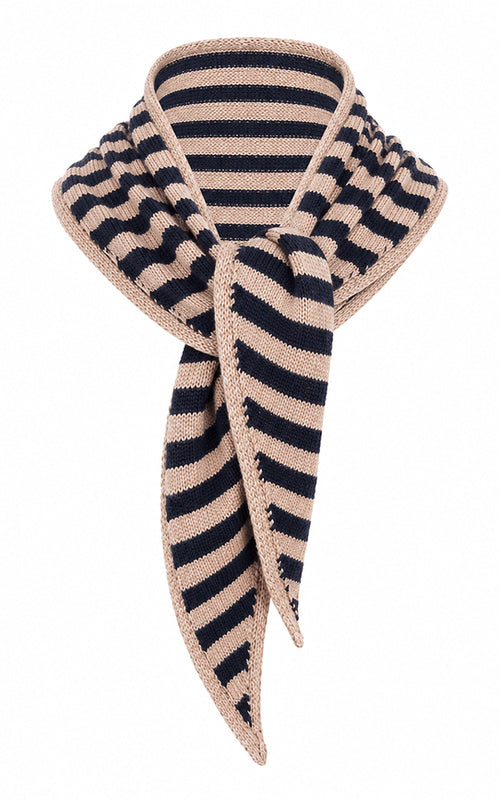 Cashmere Blend Striped Scarf