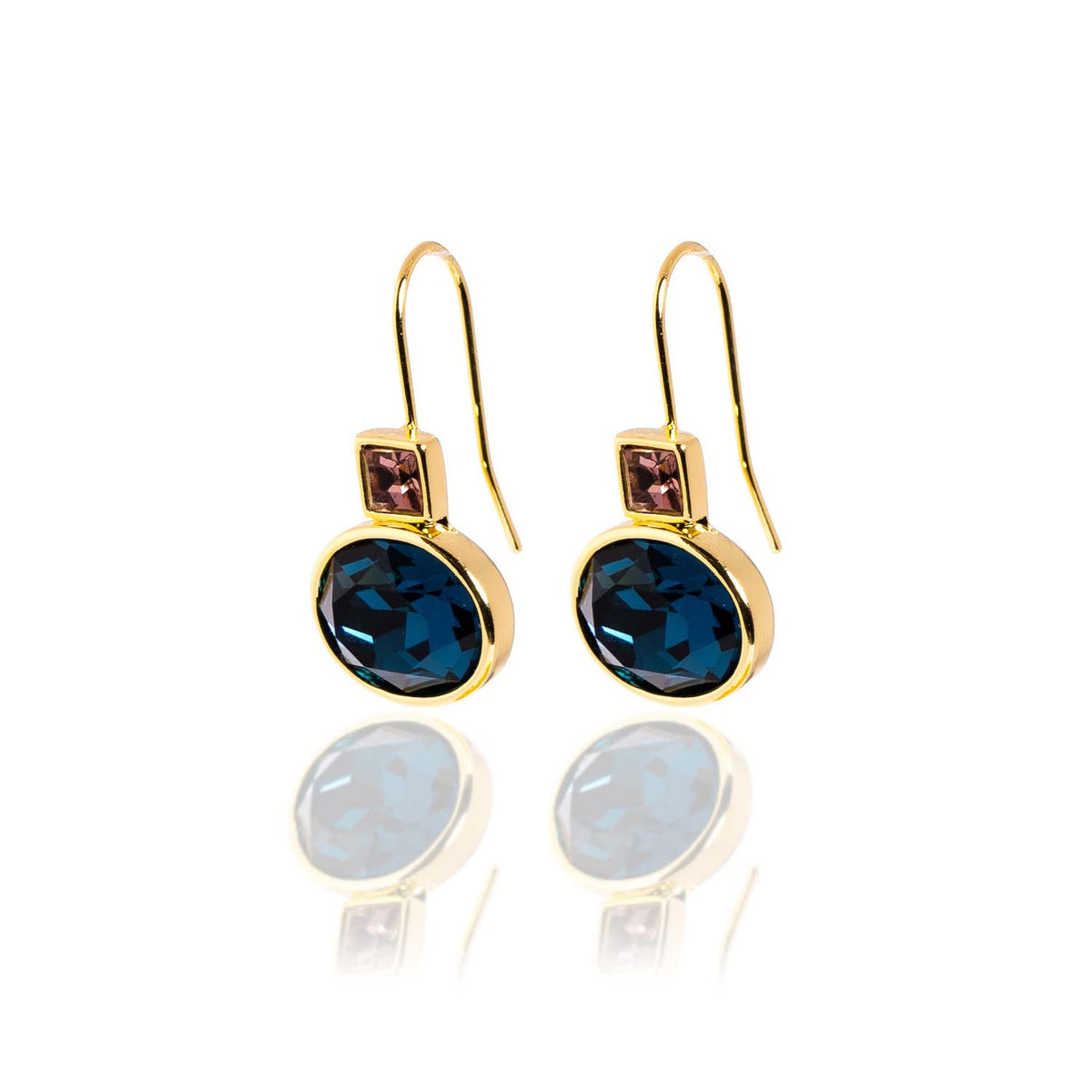 Katie 14K Gold Plated Drop Earrings