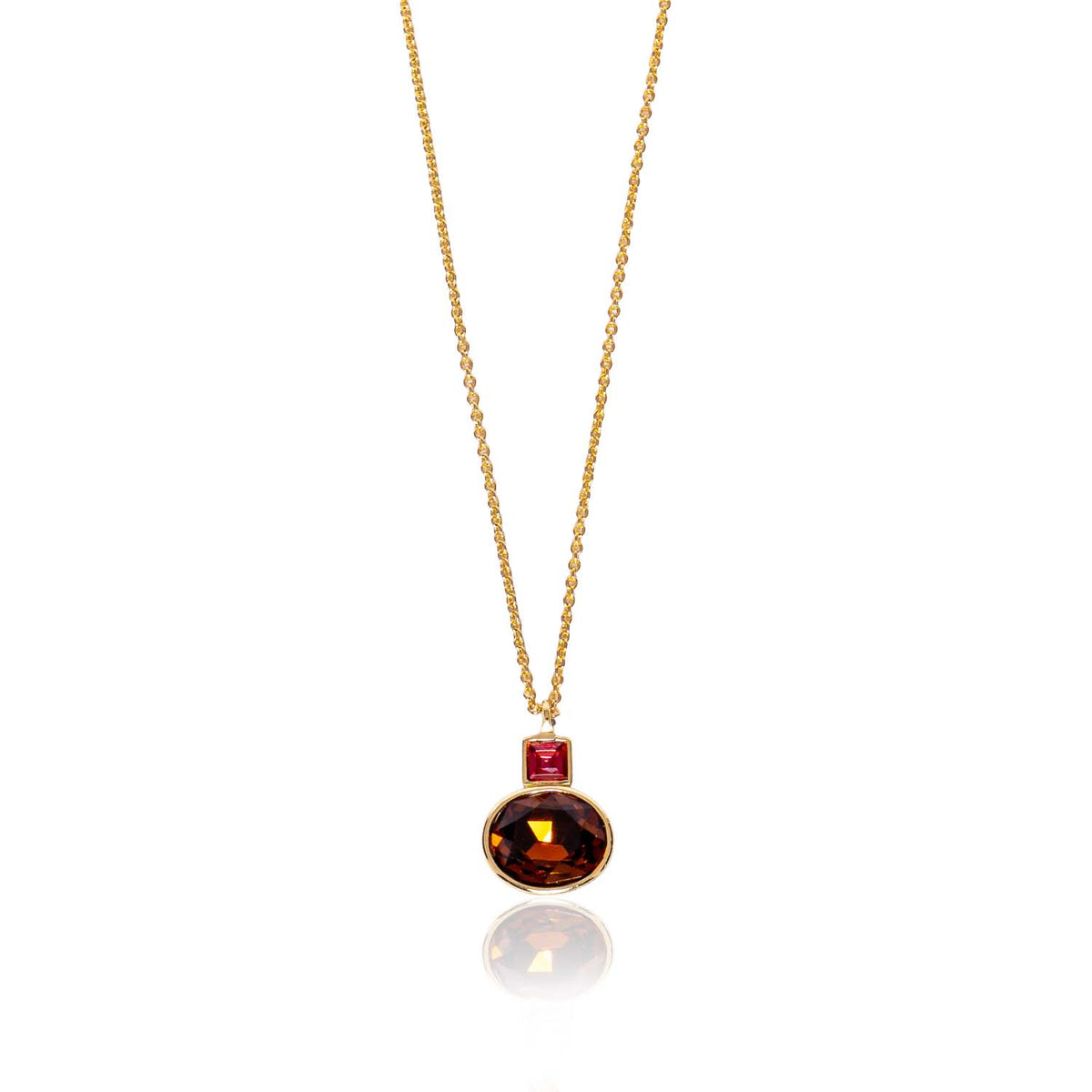 Katie 14K Gold Plated Pendant Necklace