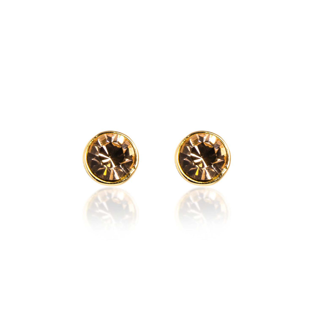 Erin 14K Gold Plated Stud Earrings