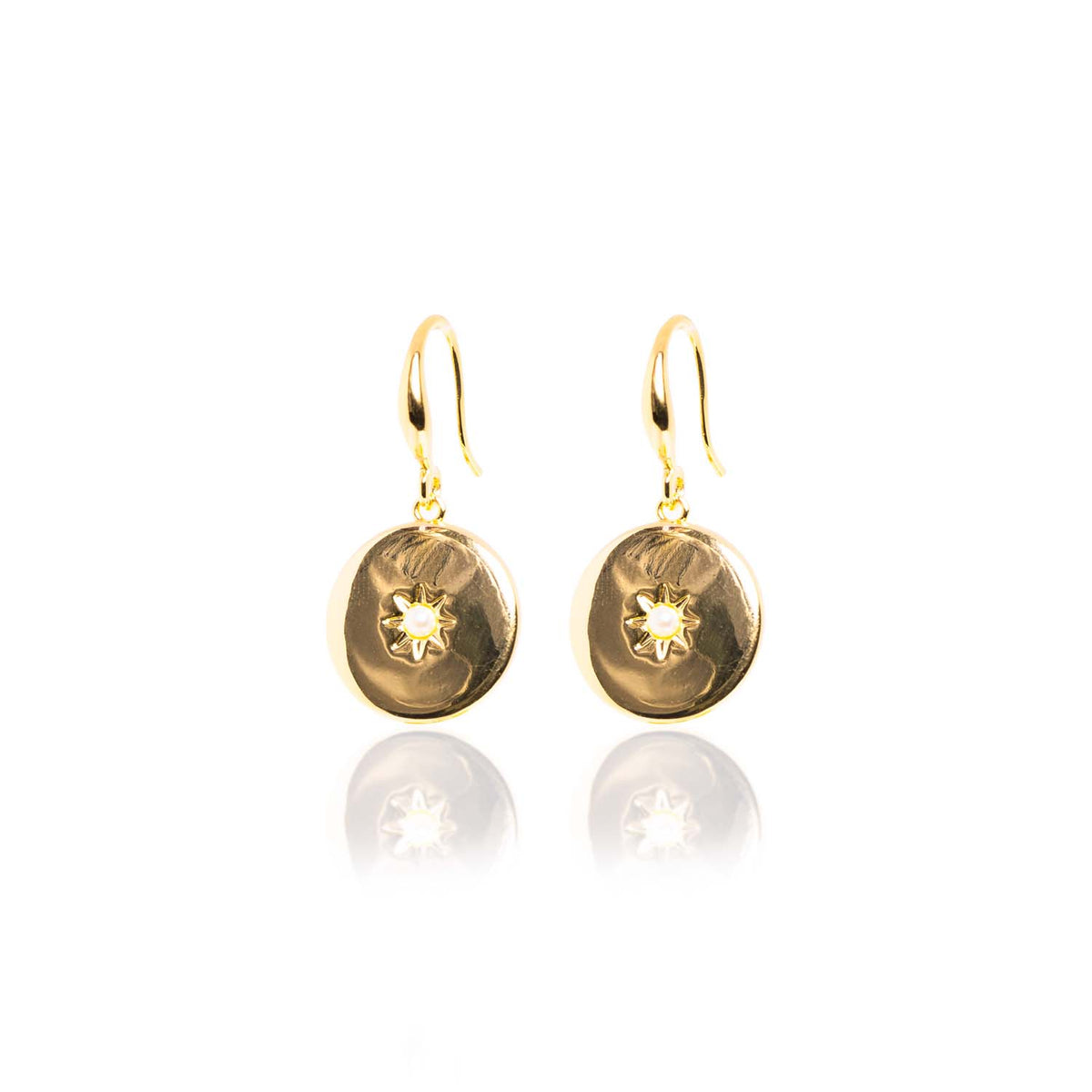 Charlie 14K Gold Plated Drop Earrings