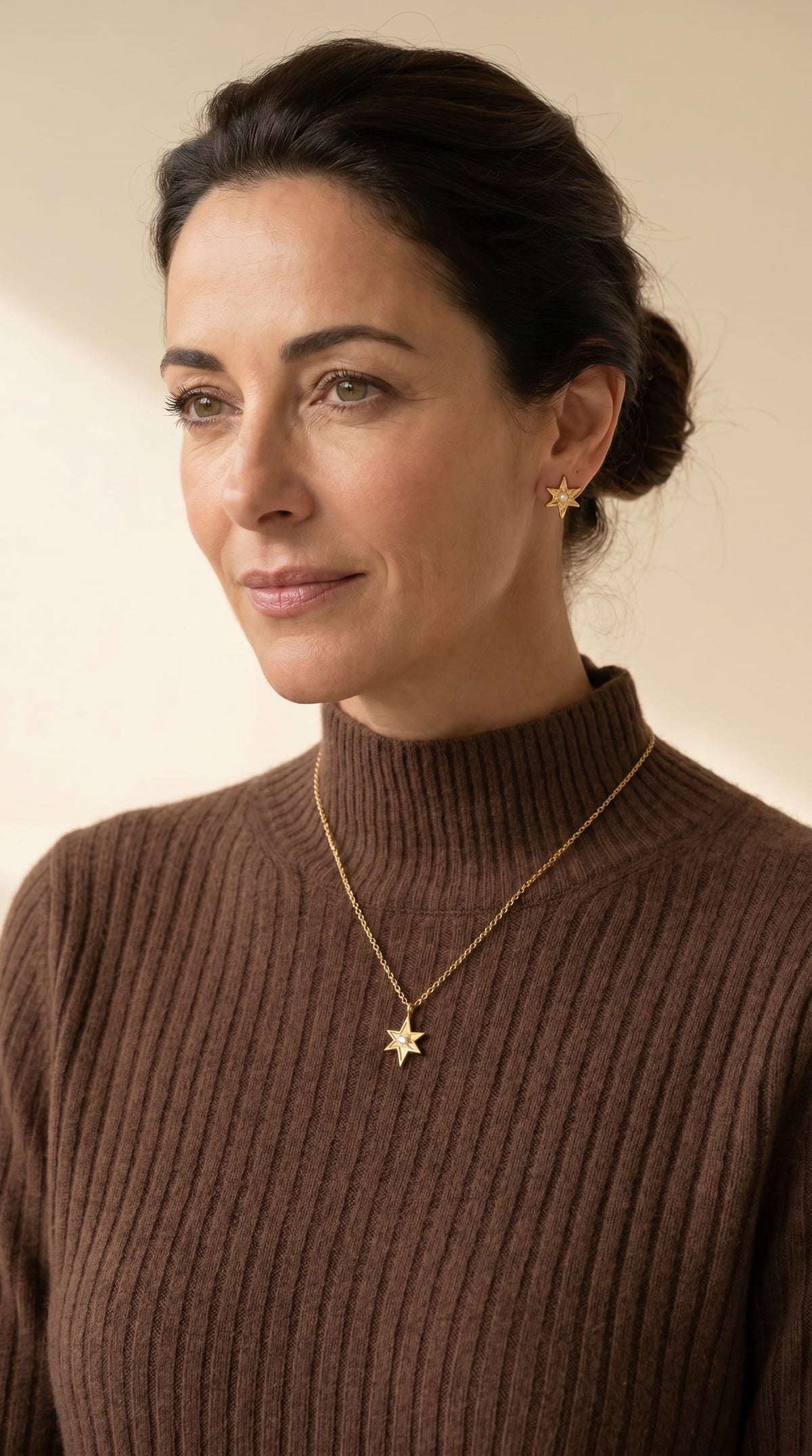 Supernova 14K Gold Plated Dainty Stacking Necklace