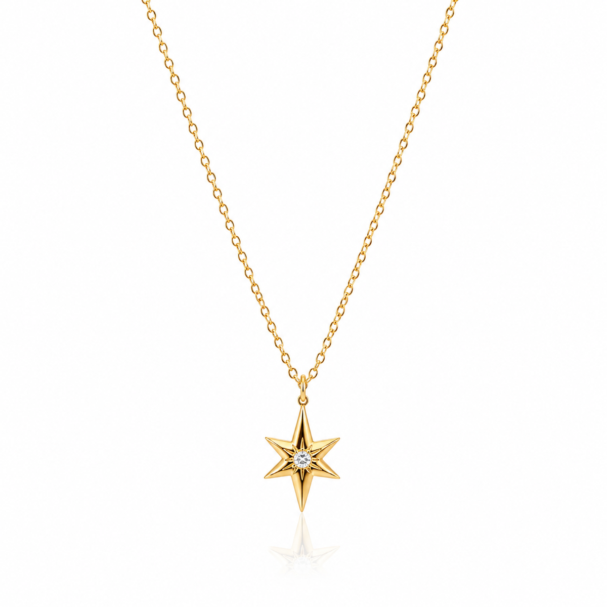 Supernova 14K Gold Plated Dainty Stacking Necklace