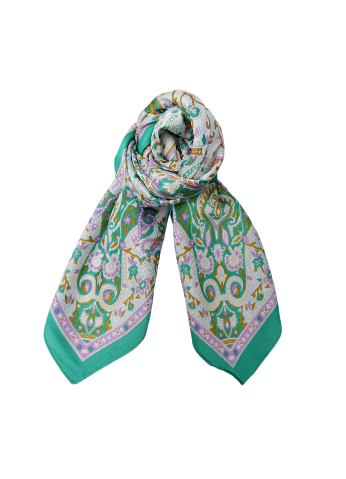 ZYRA Mini Scarf Green