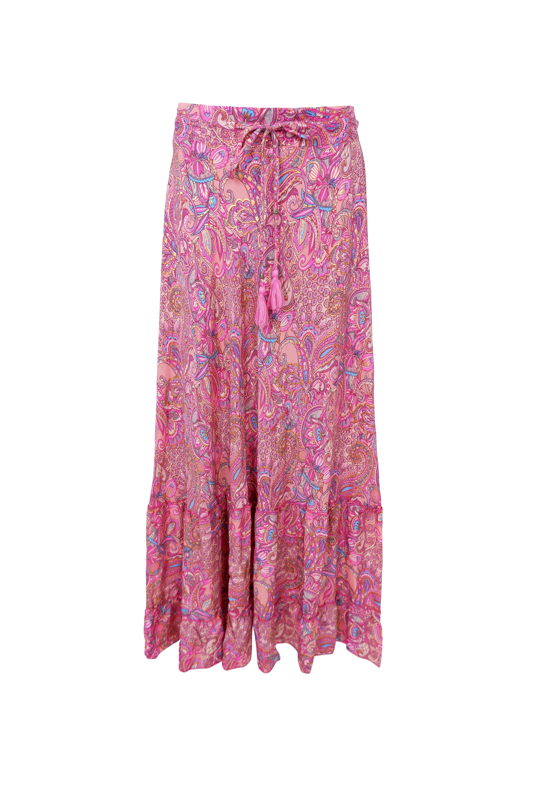 BCLUNA Maxi Frill Skirt Pink Vibe- S/M