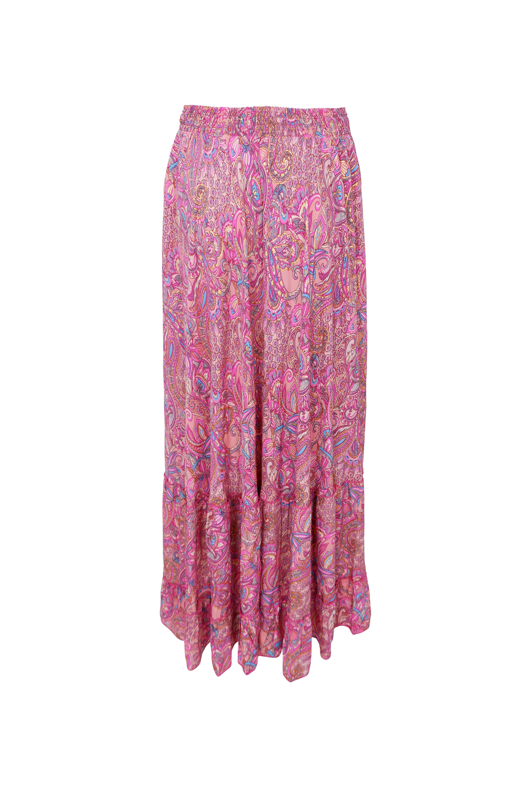 BCLUNA Maxi Frill Skirt Pink Vibe- S/M