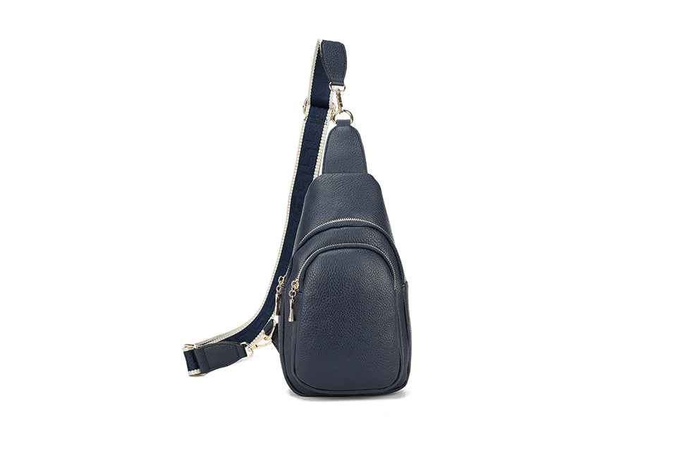 Navy Travel Crossbody Sling Bag