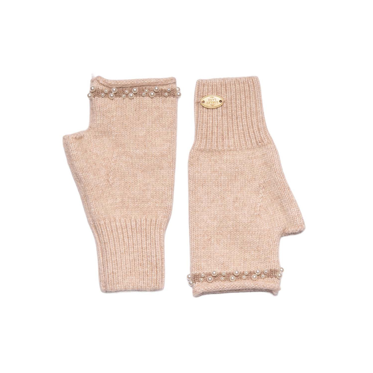 Cream Pearl Detail Gloves