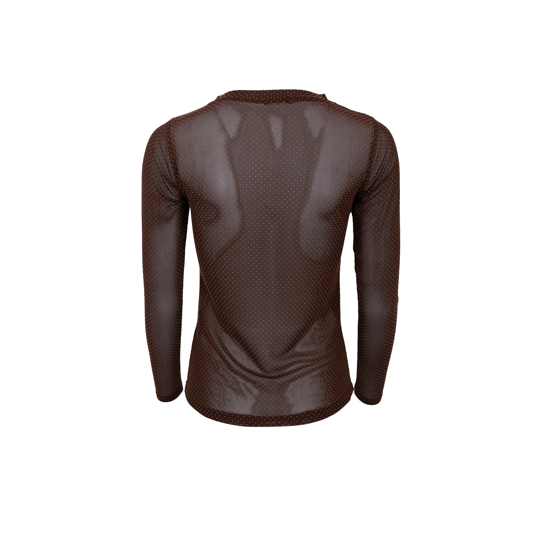 Jessie Mesh Blouse- Coffee