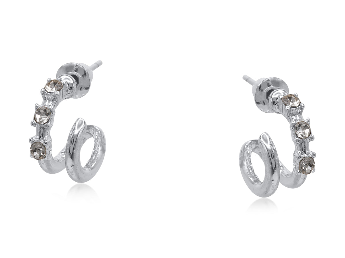 Mystic Treasures two row encrusted Earrings