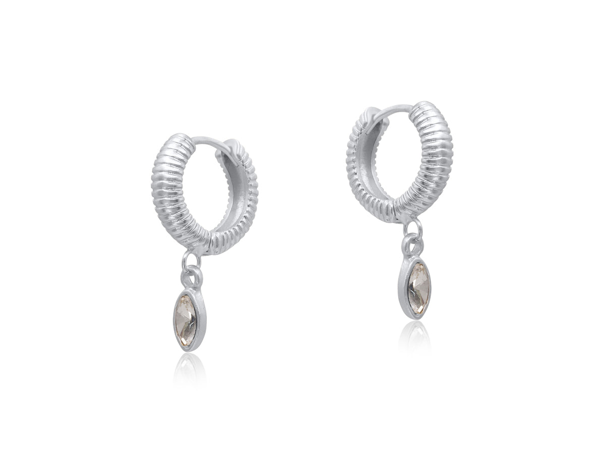 Cerenity Matte marquise gem Earrings